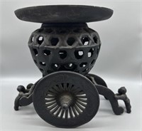 Japanese Usabata Vase - Cast Iron