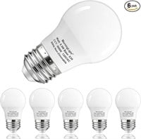 6 Pack A15 LED Bulbs 60W Equivalent, Daylight 5000