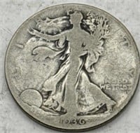 (KC) 1936d Silver Walking Liberty Half Dollar Coin