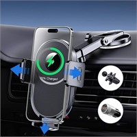 Car Phone Holder Wireless Charger, Fast Charging P