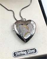 Lion King Sterling Silver locket  necklace