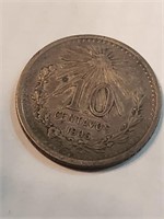 Mexico 10 Centavos SILVER 1906 .(CB2b)
