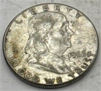(KC) 1963 Silver Franklin Half Dollar Coin