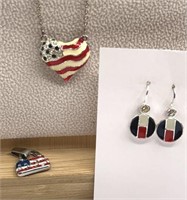 Red white & blue jewelry
