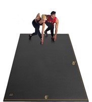 Gxmmat Large Exercise Mat 6'x8'x7mm, Thick