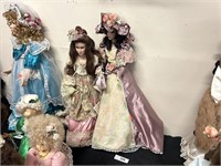 Pair Of Victorian Style Dolls