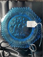 VTG Westmoreland Blue Crinkle Bicentennial Plate