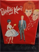 1963 Barbie and Ken Travel Case w/Accessories