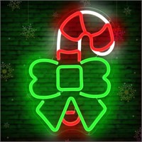 Christmas Candy Neon Sign for Wall Decor Dimmable