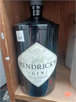 Glass Hendricks Gin Bottle