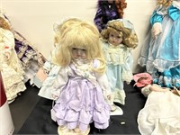 Lot Of 3 Vintage Dolls, 15" H