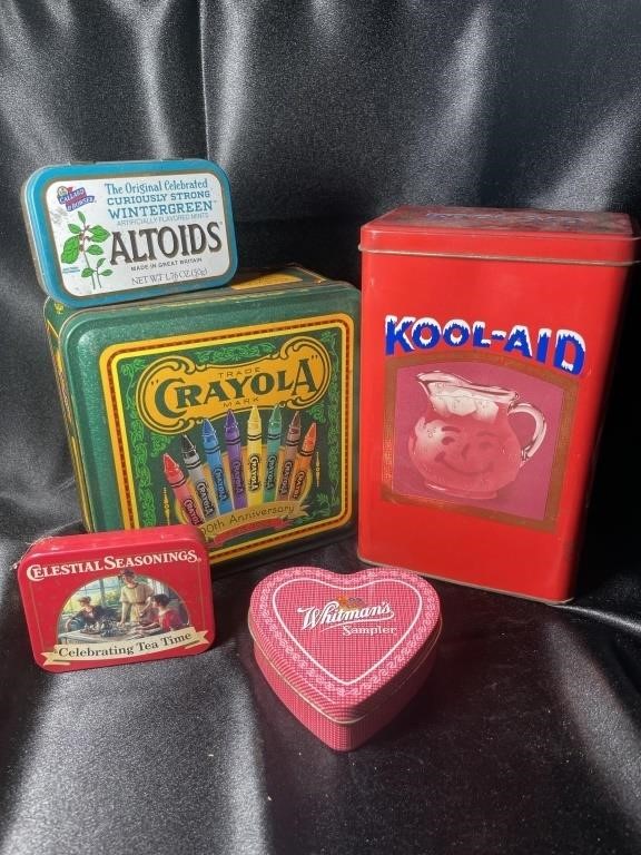 Vintage Red Kool-Aid 5-Piece Tin Set