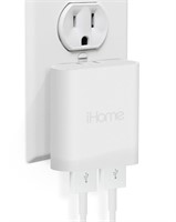 iHome 2 Port USB Wall Charger: AC Pro Multiport US