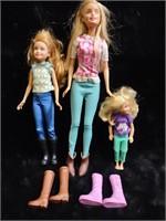Barbie, Stacey & Chelsea Horse Riding Attire Dolls