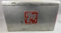 Vintage Metal 7UP Cooler