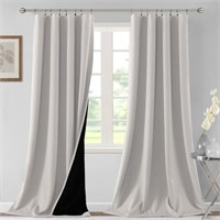 H.VERSAILTEX 100% Blackout Curtains for Bedroom Th