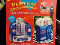 Pepsi-Cola Replica Collectibles Jukebox & Radio
