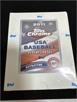 2011 Topps Chrome baseball USA refractor sealed