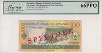 Rwanda 100 Francs 2003 Replacement Note*.RRw1