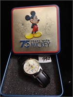 Disney 75 Years With Mickey Watch & Gift Tin