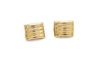 9ct Rose gold stud earrings