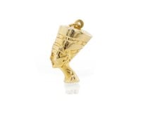 9ct Yellow gold Nefertiti charm / pendant