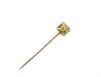 Victorian gold & diamond stick pin