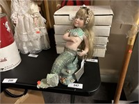 Mermaid Doll 14" H Danbury Mint