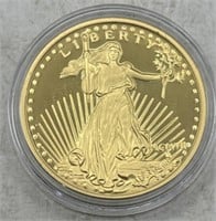 (VW) 1907 Double Eagle Tribute Proof 24 kt Gold