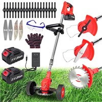 Electric Weed Eater Cordless 21V 4.0 Ah
