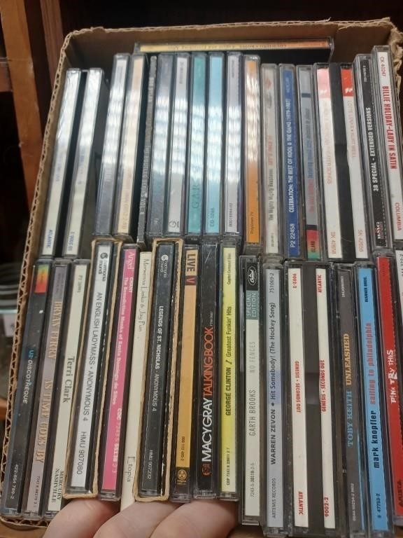 Box Lot of Various CDs