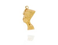 18ct Rose gold Nefertiti pendant