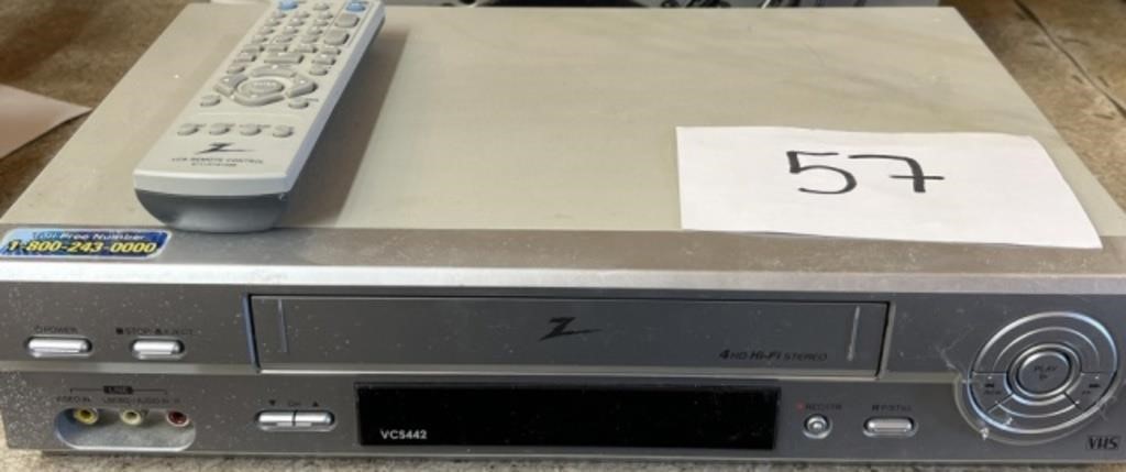 Zenith VCR w/ remote