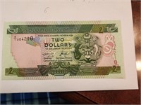 Solomon Islands $2 Replacement Mehilba RA4 ,SR1