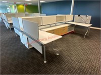 Steelcase 4 Station Cubical