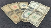 (5) U.S. Notes: 1934 $5, 1935 $1 Hawaii,