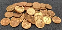(50) 1955-S Lincoln Cents BU