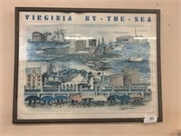 Virginia By The Sea Framed Print