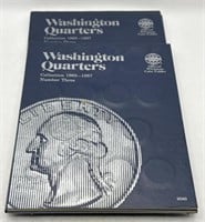 (N) 82 Washington Quarters 1965-1987 in 2 Whitman