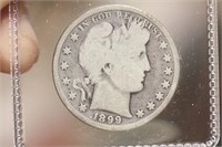 1899 Barber Silver Half Dollar