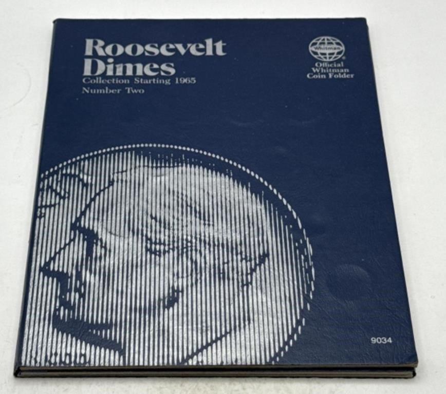 (N) 47 Roosevelt Dimes in Whitman Book