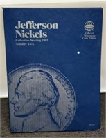 1962 To 1995 Jefferson Nickel Album