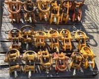 (18) Assorted Beam Clamps