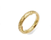 GUCCI 'Diamantissima' 18ct yellow gold ring