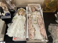 Pair Of Boxed Dolls, See Details