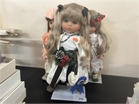 Lot Of 3 Vintage Dolls, 2 by Lissi 19" H