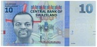 Swaziland 10 Emalageni REPLACEMENT STAR Note.RS2D