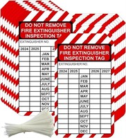 Monthly Fire Extinguisher Inspection Tags Record 2