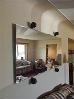 X-Large Beveled Glass Wall Mirror