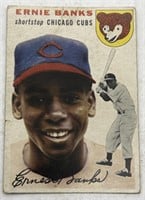 (J) 1954 Topps Ernie Banks Rookie Chicago Cubs